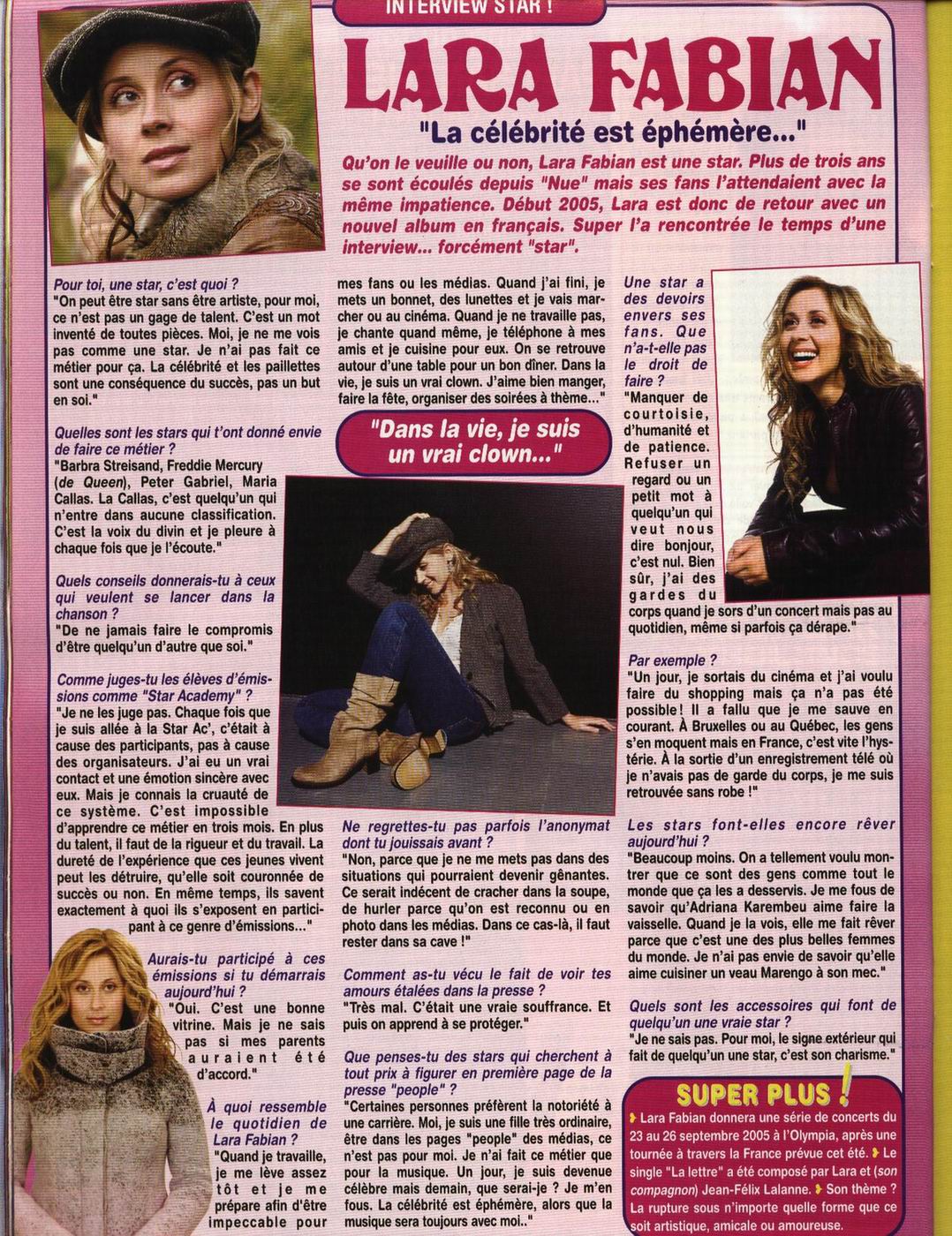 lara fabian rencontre ses fans